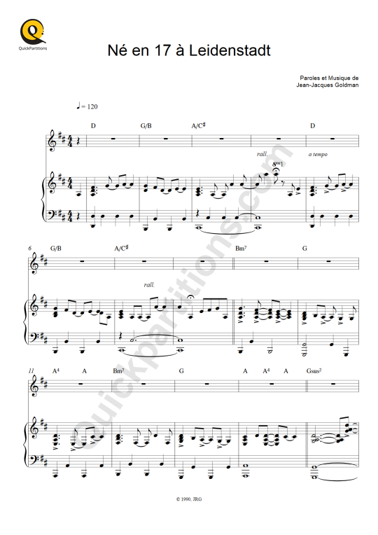 Jean-Jacques Goldman's 'Né En 17 À Leidenstadt': A Timeless Reflection